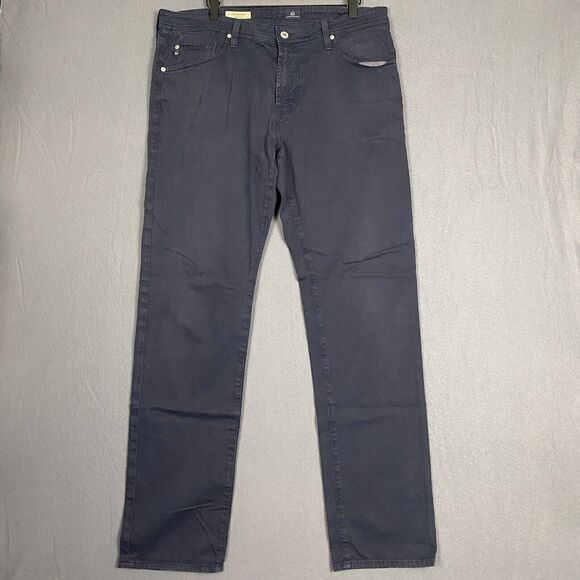 AG Adriano Goldschmied Jeans Men's 36x32.5 Navy Blue Tailored Leg Graduate Retro - Picture 1 of 14
